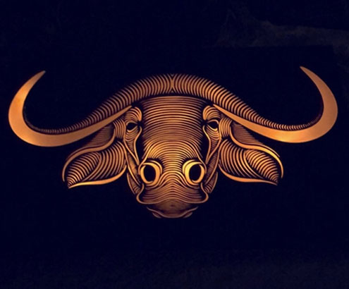 Tableau d’art au laser